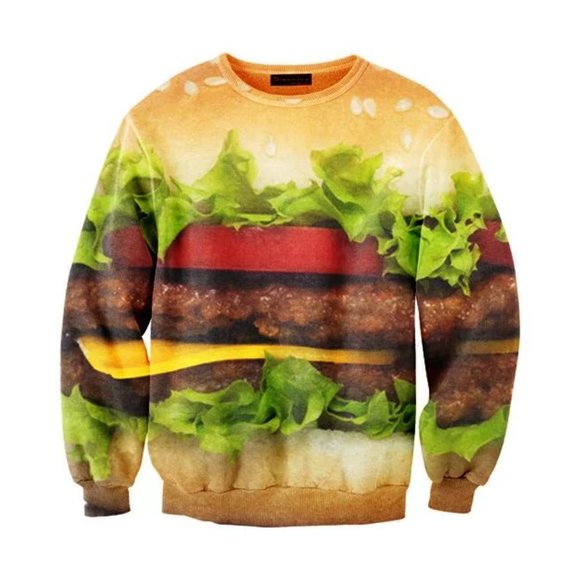 Hamburger Sweatshirt - Picture 1 of 9